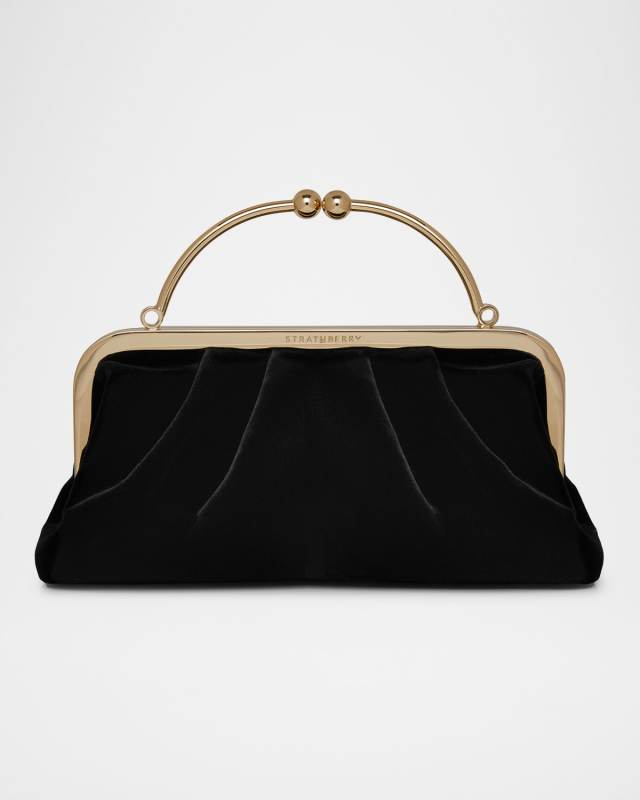 Frame Velvet Top-Handle Bag